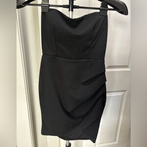 Charlotte Russe Strapless Black Dress